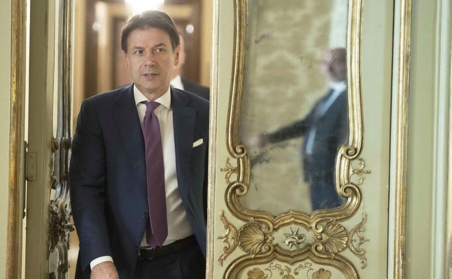 giuseppe conte (ansa)