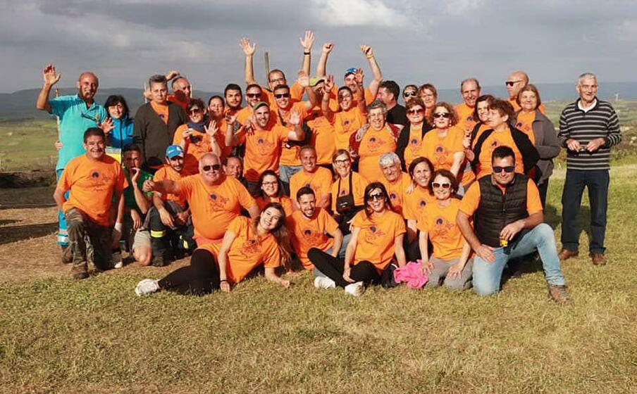 il gruppo della protezione civile di segariu (foto l unione sarda pintori)