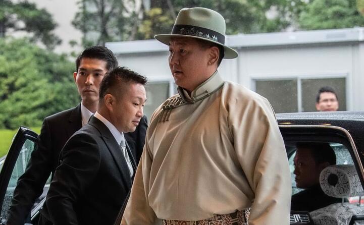 il presidente della mongolia khaltmaagiin battulga
