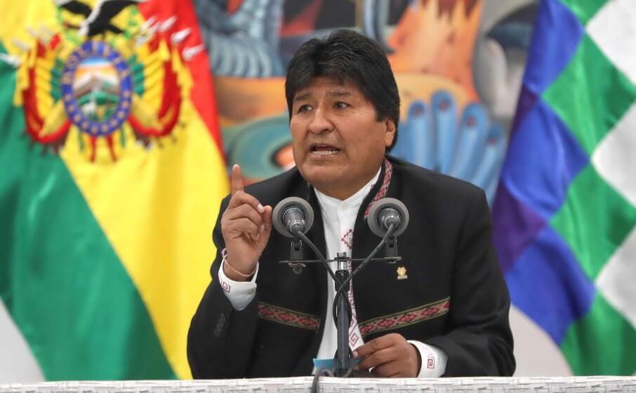 il presidente boliviano evo morales (ansa)