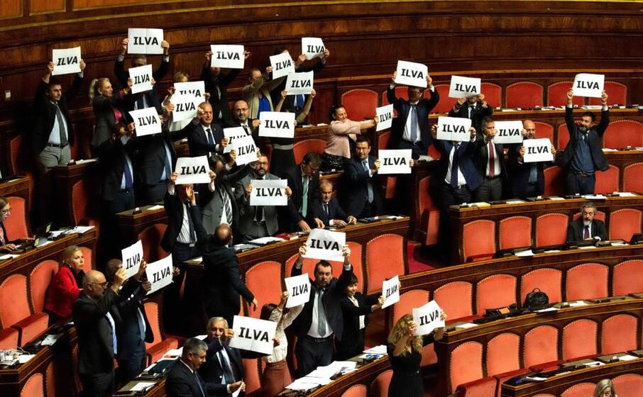 la protesta in aula (ansa)