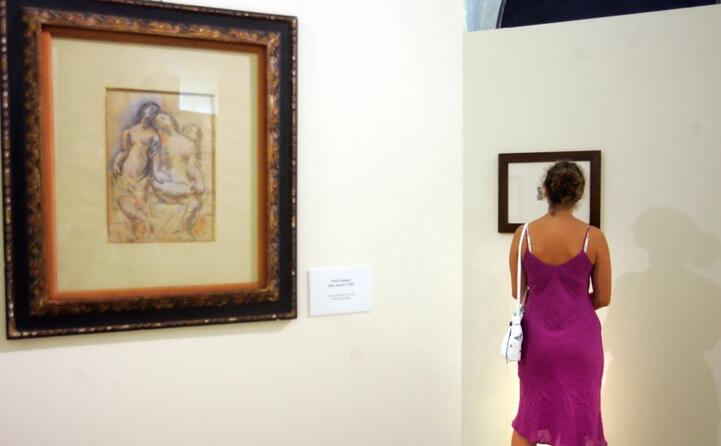 una mostra dell artista a cagliari