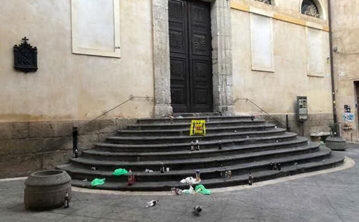 piazzetta san sepolcro cagliari alle 8 di stamattina non credo ci sia altro da aggiungere la foto di alberto usai (21 10 2019)