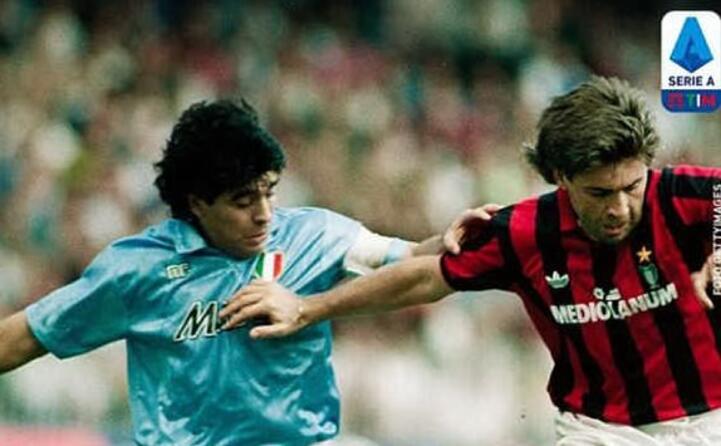 la serie a un duello tra maradona e ancelotti