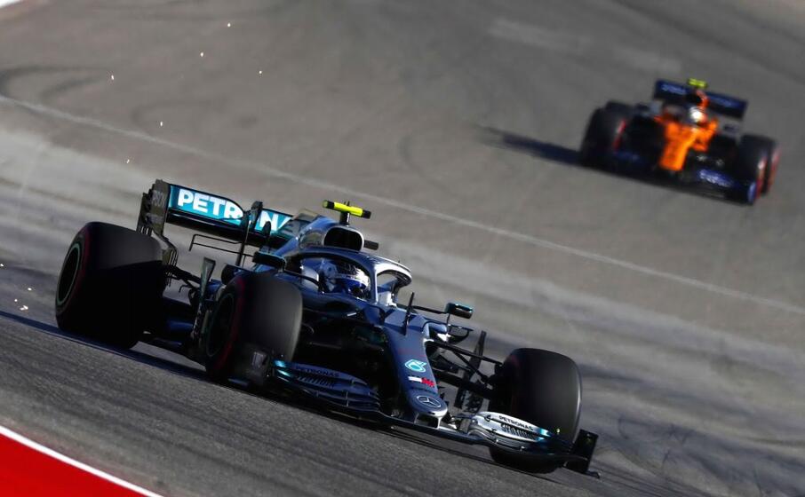 la mercedes di valtteri bottas (ansa)
