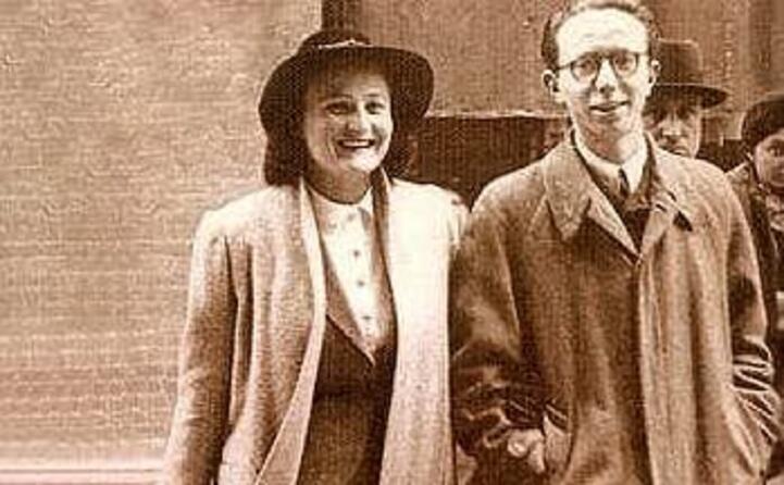 con la moglie lucia ghetti negli anni quaranta