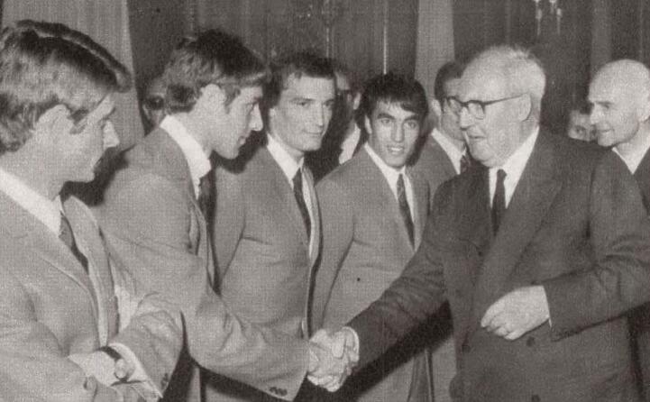 con il presidente della repubblica giuseppe saragat