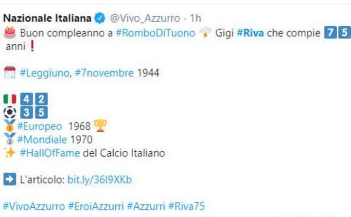 gli auguri della nazionale italiana