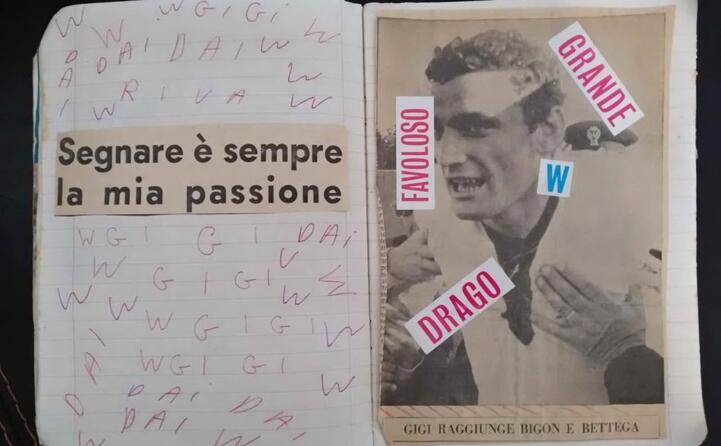 il quaderno di roberto saiu di iglesias (foto concessa)