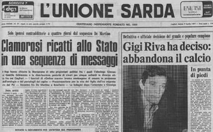 l addio al calcio giocato nel 1977