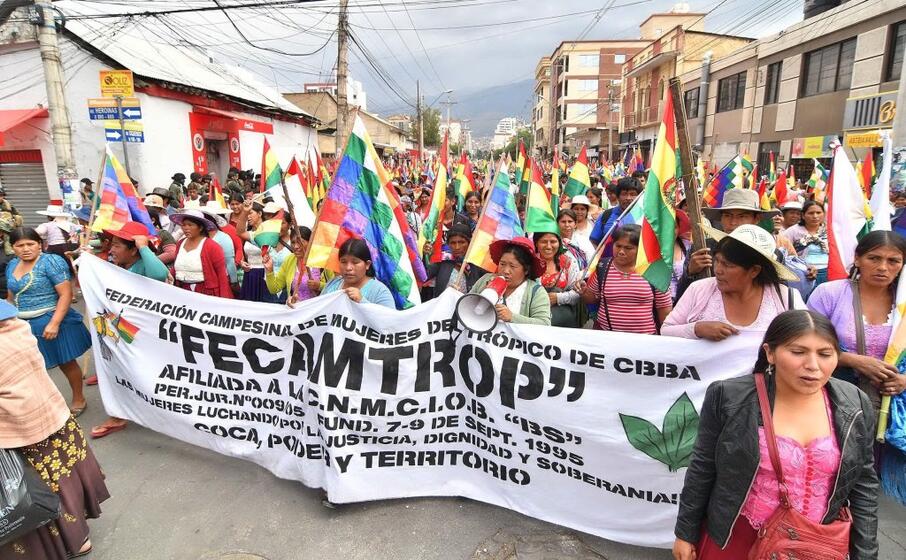 la protesta in bolivia (ansa jorge abrego)