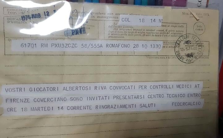 un altro cimelio inviato da stefano martis dal 1964 sono un adepto del culto di gigi ultimo hombre vertical