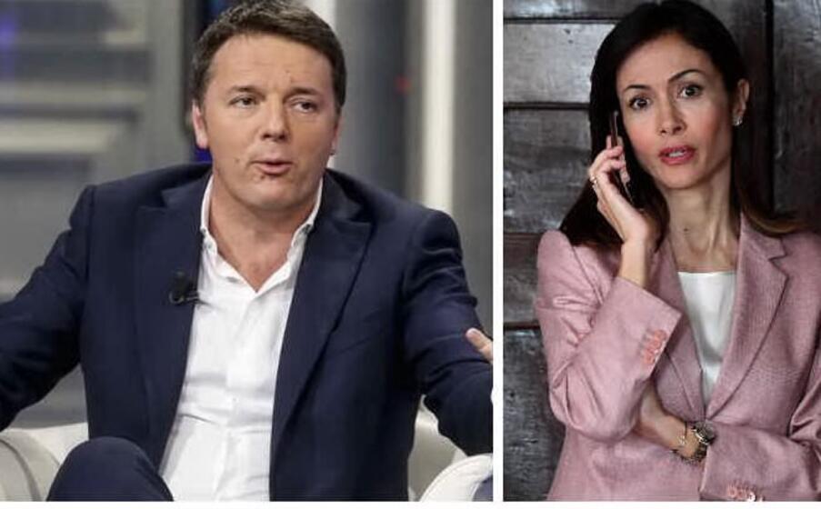 matteo renzi e mara carfagna (archivio l unione sarda e ansa)