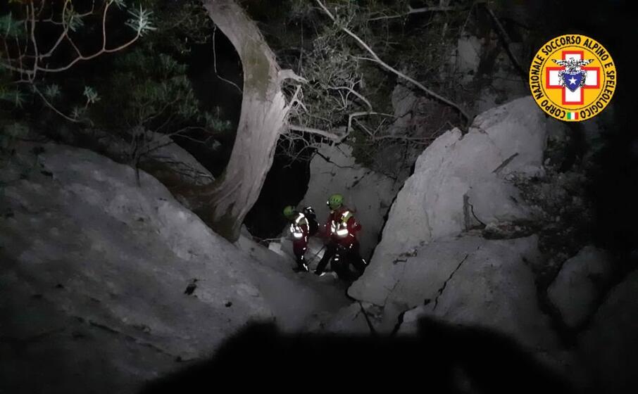 l intervento (foto soccorso alpino e speleologico della sardegna)
