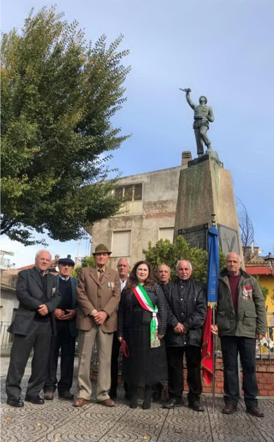 la cerimonia per ricordare i burceresi caduti in guerra (foto serreli)