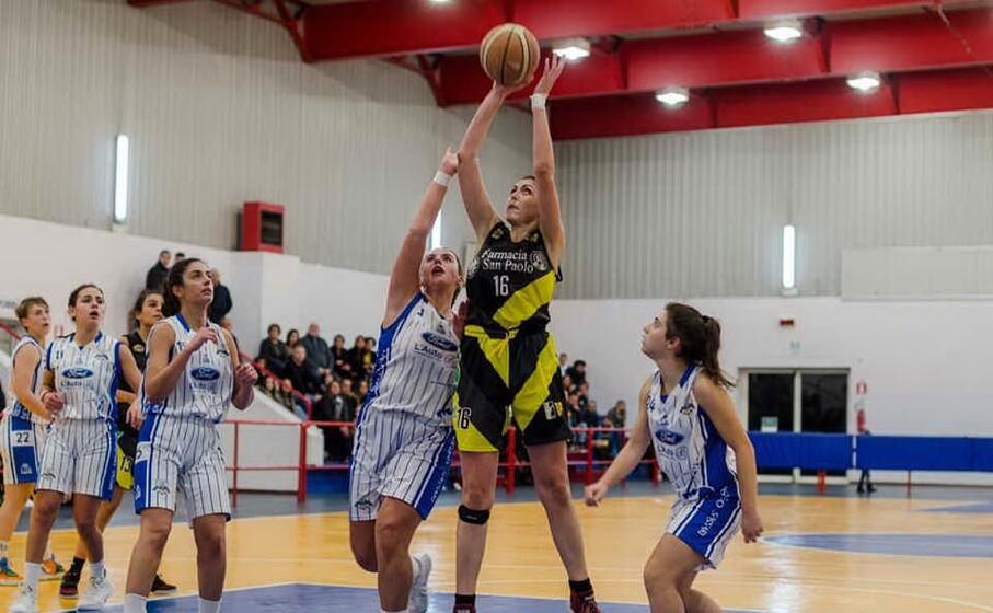 laura ponziani a canestro (foto dentalmed ploaghe)