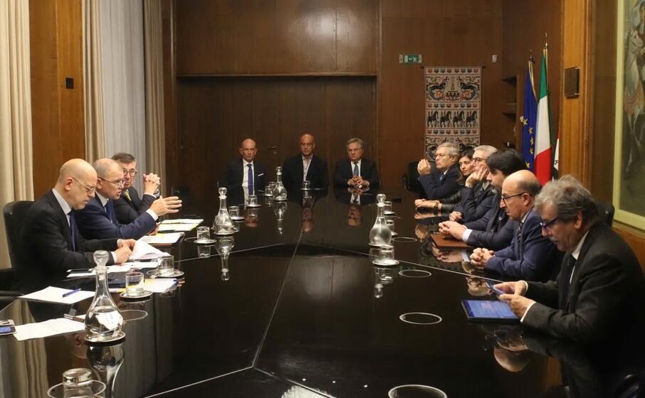 l incontro a villa devoto (foto regione sardegna)