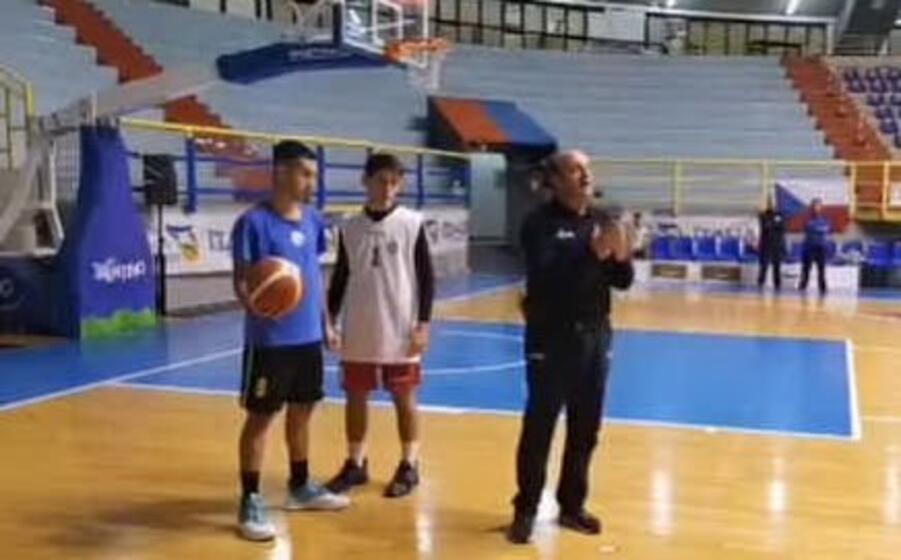un momento del clinic (foto alberto garau)