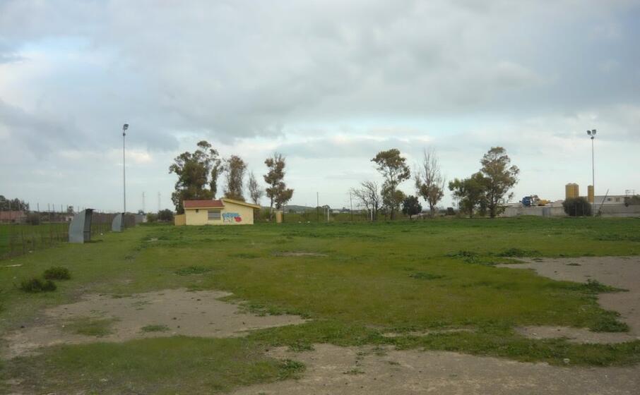 il vecchio campo di calcio di settimo (foto andrea serreli)