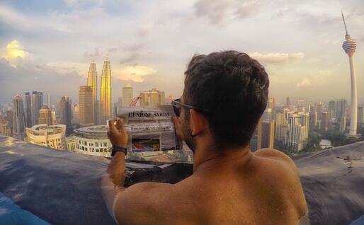 A Kuala Lumpur, Platinum suites (foto Federico Angius)