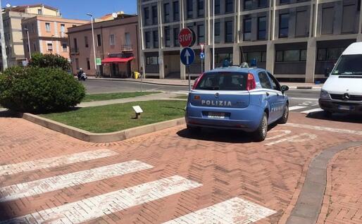 La polizia sul posto