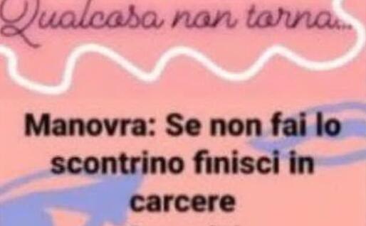 Particolare del post di Maddalena Corvaglia