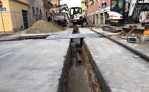 Un cantiere per la metanizzazione (Ufficio Stampa Regione Sardegna)