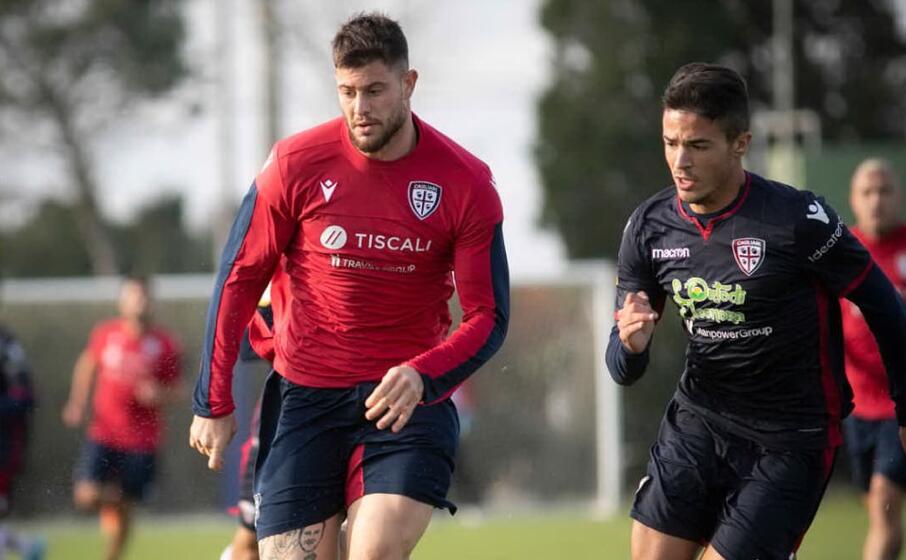 cerri in azione (foto twitter cagliari calcio)