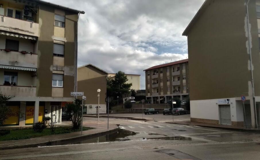 il quartiere popolare villaggio verde di porto torres (l unione sarda foto tellini)
