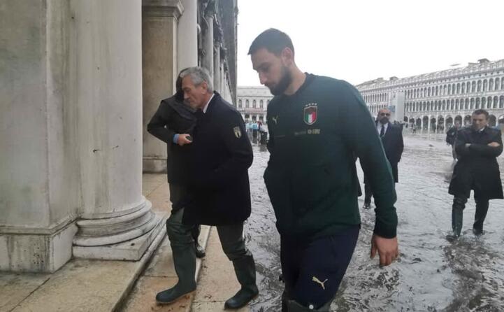 un altra foto del portiere del milan