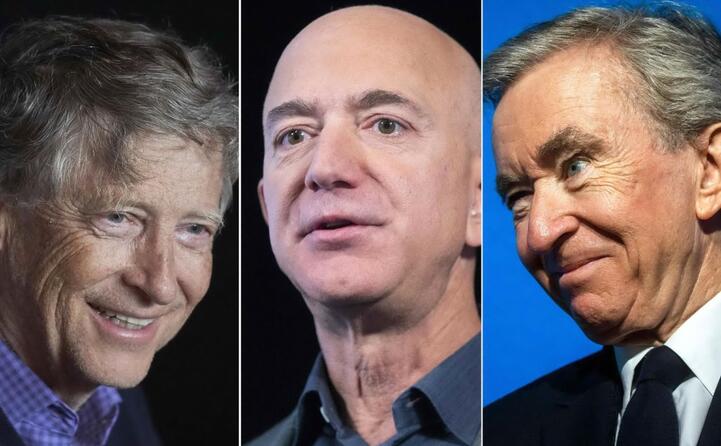 ecco gli uomini pi ricchi del pianeta gates bezos e arnault