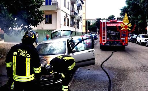 L'intervento (foto Vigili del fuoco)