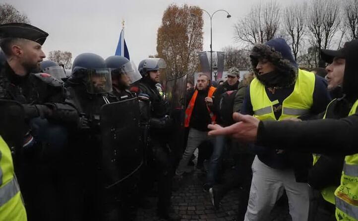 scontri con la polizia (archivio l unione sarda)