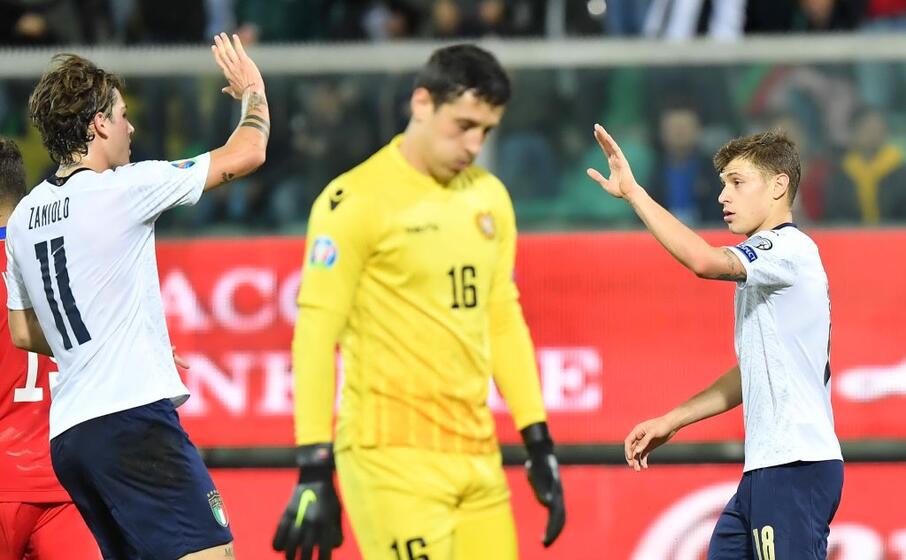 barella e zaniolo (ansa)