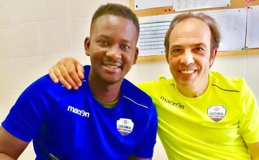 Gayè Mohamed passa dal Castiadas alla Sigma (foto L'Unione Sarda - Serreli)