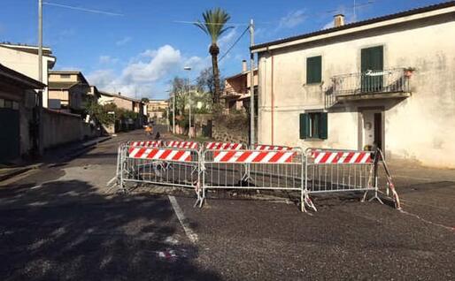 Il luogo interessato dal fenomeno (foto Alessia Orbana)