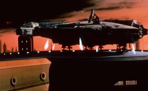 Il Millennium Falcon (Archivio L'Unione Sarda)