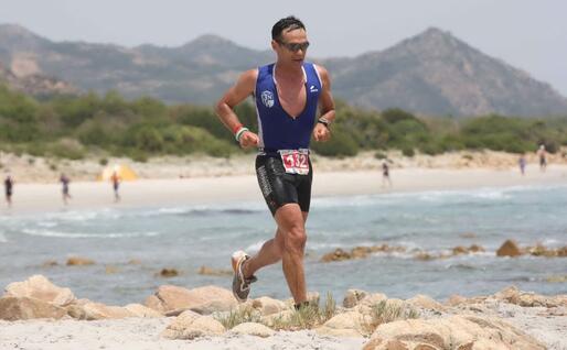 "Iron Man" Chicco Porcu (foto L'Unione Sarda)