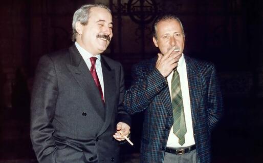 Giovanni Falcone e Paolo Borsellino (Ansa)