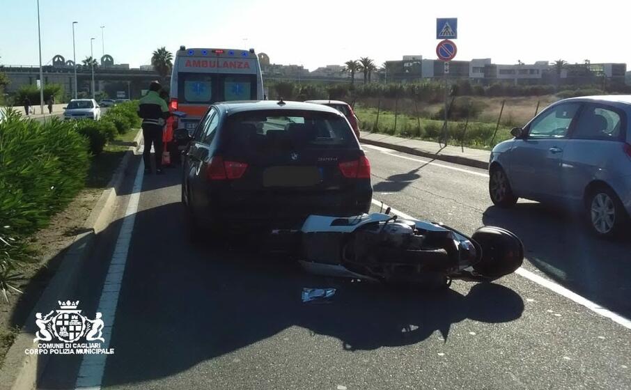 l incidente (foto polizia municipale)