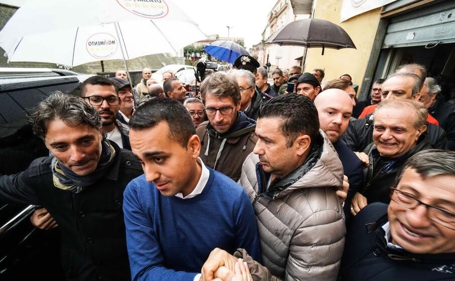 luigi di maio ad acerra (ansa abbate)
