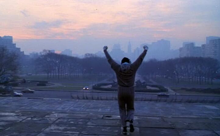 rocky balboa in una scena del film