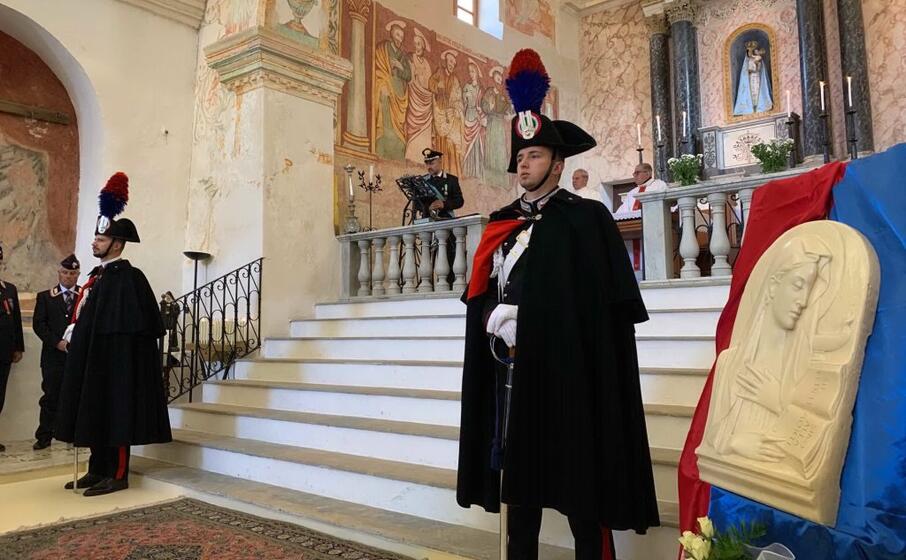 un momento della virgo fidelis (foto carabinieri)