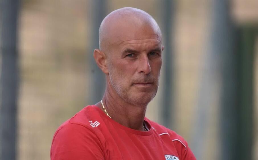 l allenatore in seconda dell olbia luca ranieri (foto giagnoni)