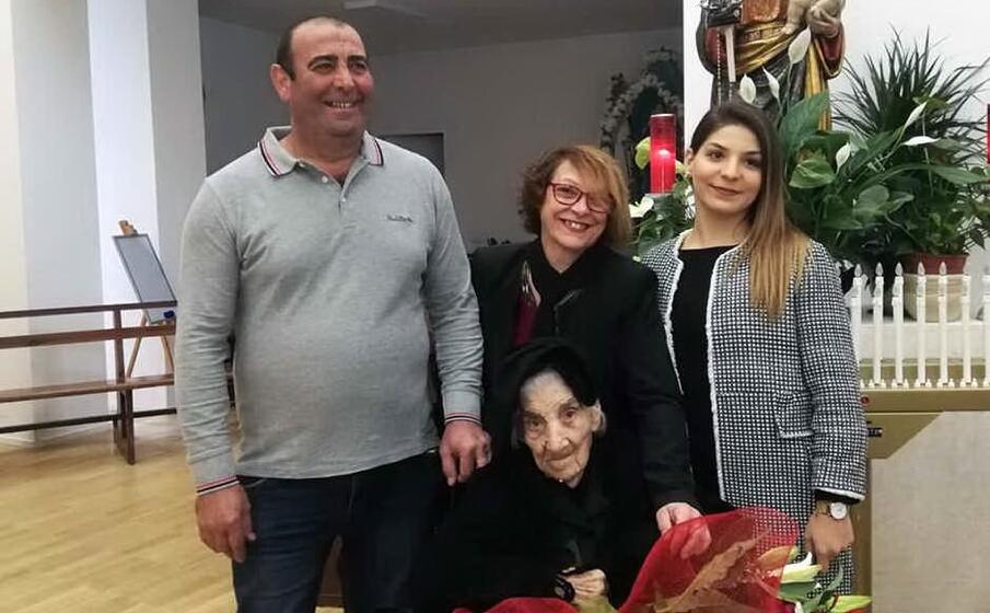 la festa dei 101 anni la scorsa settimana