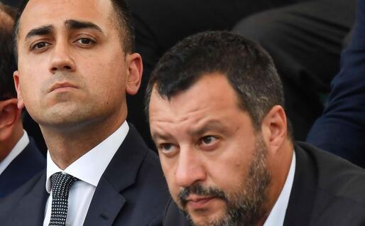 Di Maio e Salvini (Ansa)