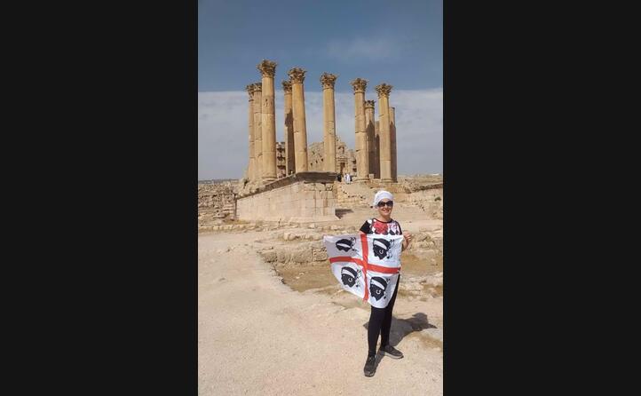 elisabetta curreli (di iglesias) a jerash in giordania