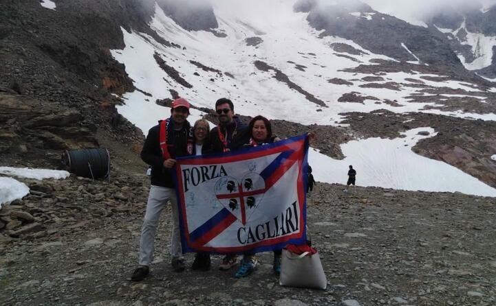 franca di mogoro e vilma da fordongianus e il loro gruppo a pejo quota 3 000 metri in trentino