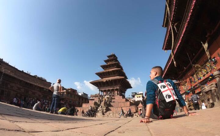 giovanni azara da santa teresa di gallura in un viaggio zaino in spalla in nepal questo scatto arriva dalla localit di bhaktapur