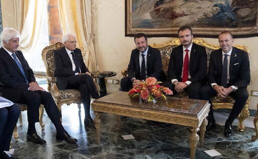 I colloqui tra Mattarella e la Lega (Ansa)